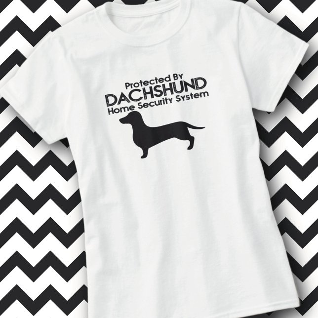 Dachshund Home Security T-Shirt (Skapare uppladdad)