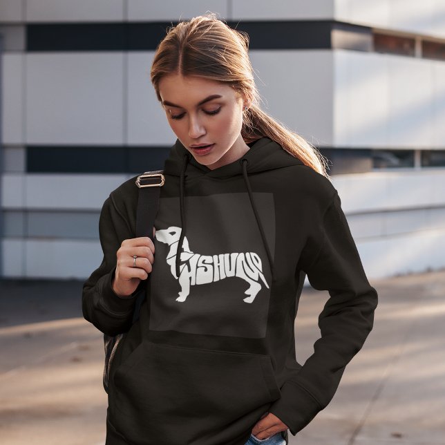 Dachshund Hoodie T Shirt (Skapare uppladdad)