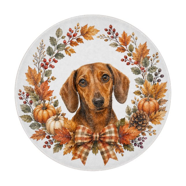 Dachshund höstkrans (Framsidan)