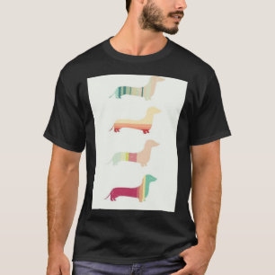 Dachshund Hund Art Popart T Shirt