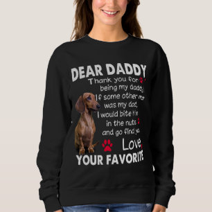 Dachshund Hund Bäste pappa Funny Dachshund Pappa Q T Shirt
