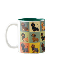 Dachshund Hund Bild Mugg