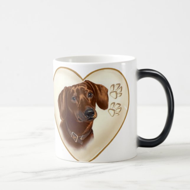 Dachshund Hund Coffee Mugg Kopp (Höger)