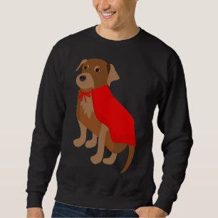 Dachshund Hund Doggie Mask Ansikte Mask - stanna h Lång Ärmad Tröja