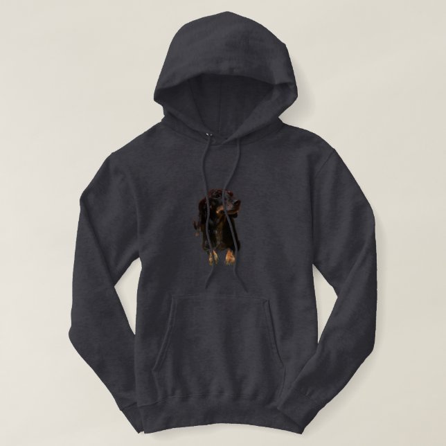 Dachshund Hund Hoodie (Design framsida)