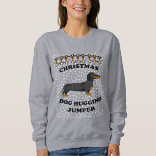 Dachshund hund jul-Hund Hugger T Shirt
