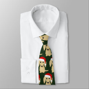 Dachshund Hund Jul Långhårig Kräm Doxie Slips