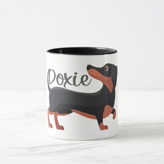 Dachshund Hund Kärlek Mugg (Center)