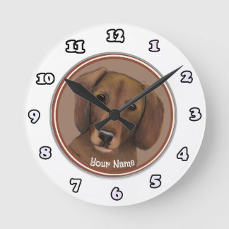 Dachshund Hund klocka