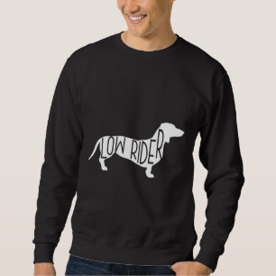 Dachshund Hund Low Rider Lång Ärmad Tröja