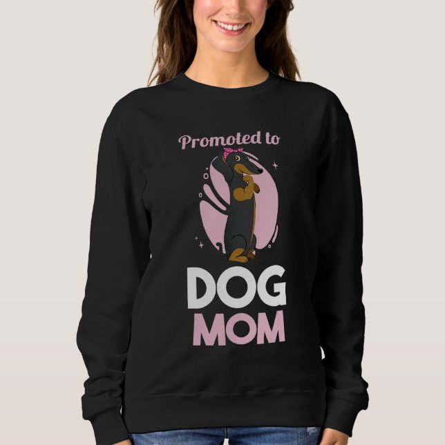 Dachshund Hund Mamma T Shirt (Framsida)