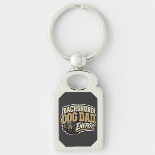 Dachshund Hund Pappa Energi Nyckelring