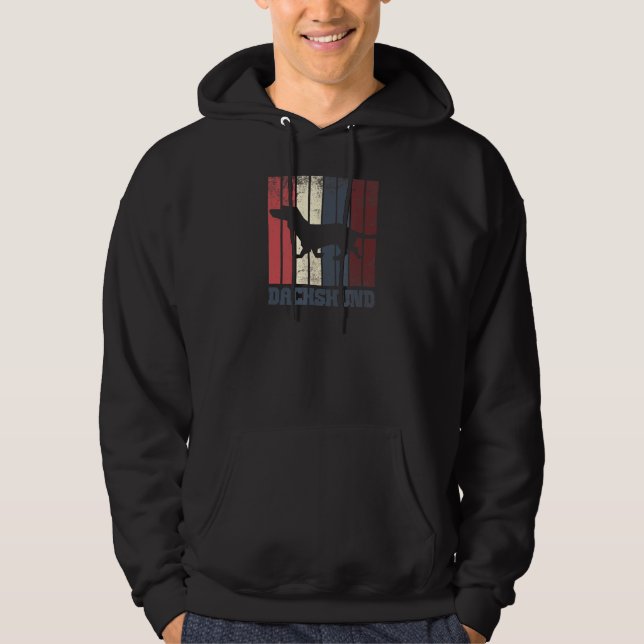 Dachshund Hund Pet Animal Hoodie (Framsida)