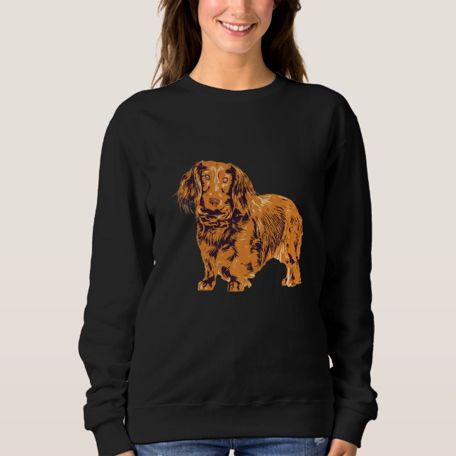 Dachshund Hund Pet Novel för marijuana doser T Shirt (Framsida)