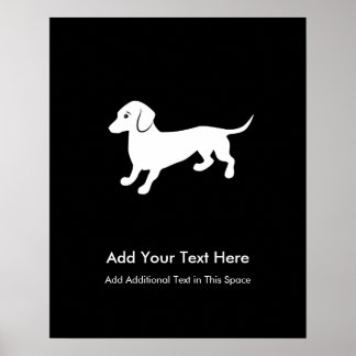 Dachshund Hund Poster