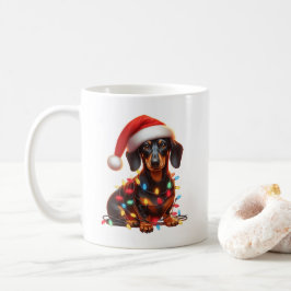 Dachshund Hund Puppy Jul Kaffemugg