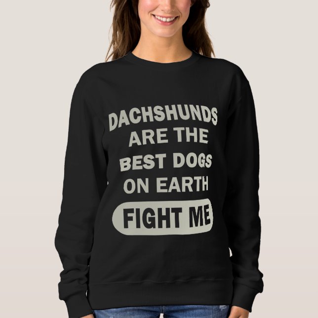Dachshund Hund Puppy T Shirt (Framsida)