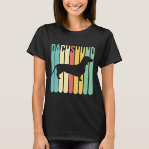 Dachshund Hund Retro T Shirt