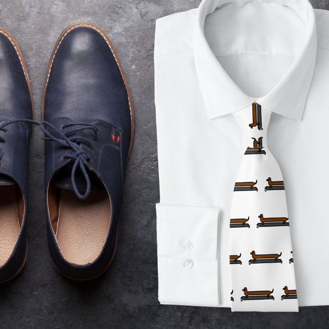 Dachshund hund slips (cool ties for cool men who love dogs)