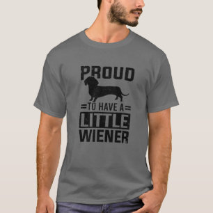 Dachshund Hund stolt över att ha lite Weiner T Shirt