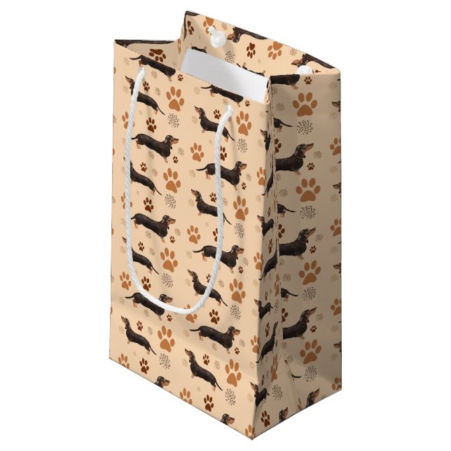 Dachshund Hund Tass Gift Bag (Framsidan Vinklad)