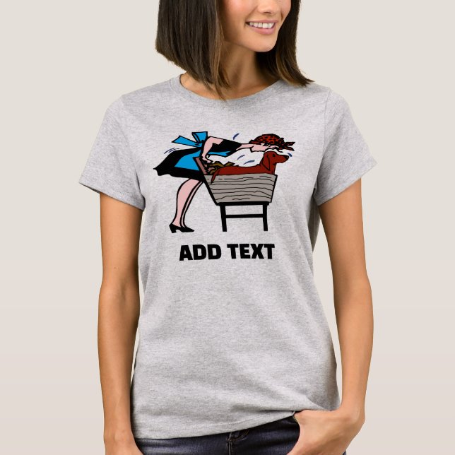 Dachshund Hund Tvättar T Shirt (Framsida)