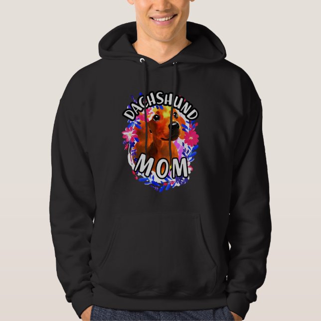 Dachshund Hundägare Hoodie (Framsida)