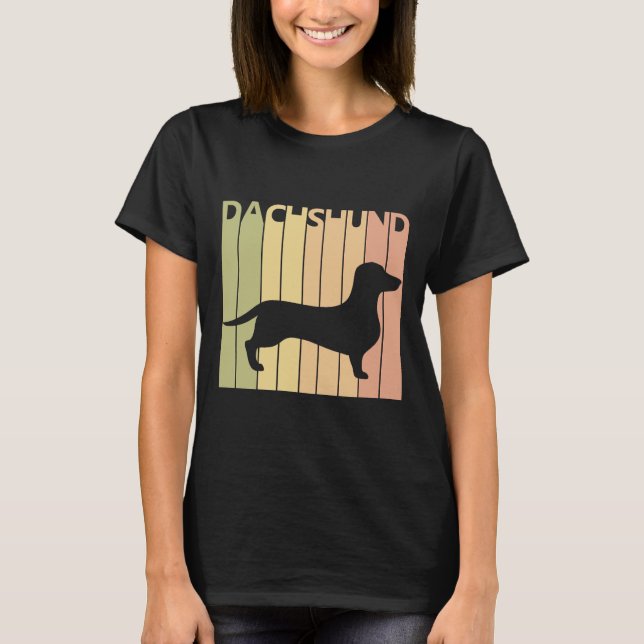Dachshund Hundägare T Shirt (Framsida)