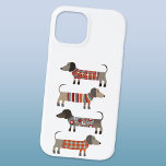 Dachshund Hundar<br><div class="desc">Cute and whimsical Little Dachshund korv hundar, wiener hundar, doxies eller vad du vill kalla dem.Originalkonst av Nic Squirrell.</div>