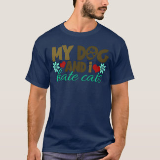 Dachshund Hundar Hund White Shepherd retro-vänner T Shirt