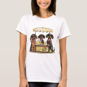 Dachshund Hundar Lemonade stativ T Shirt