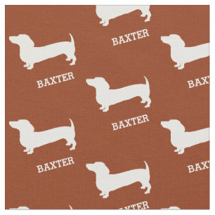 Dachshund Hundar med Namn Tyg
