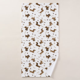 Dachshund Hundar och Bones Cute Tassar