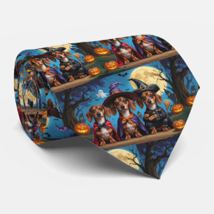 Dachshund Hundar Pumpkin Halloween Funny Slips