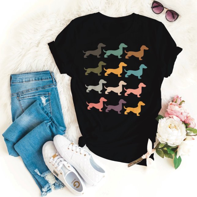 Dachshund Hundar T-Shirt (Skapare uppladdad)