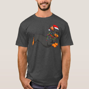 Dachshund Hundar Träd julklapp för Julafton-julkla T Shirt