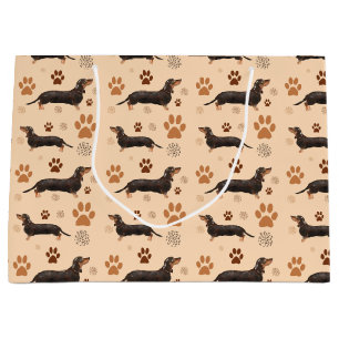 Dachshund hundfötter presentbag