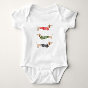 Dachshund husdjur ful svart jultröja rolig t shirt