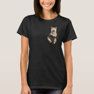 Dachshund i fickan för Shiba Inu Shober T Shirt