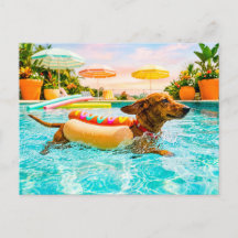 Dachshund i hotdog-kostym