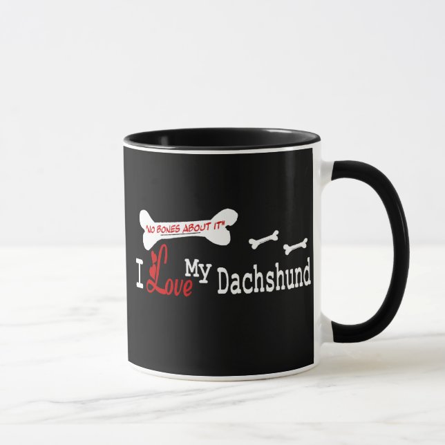 Dachshund (I Kärlek) Mugg (Höger)