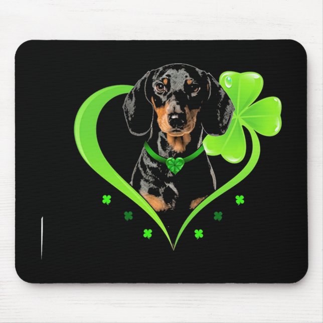 Dachshund i Shamrock Heart Musmatta (Framsidan)