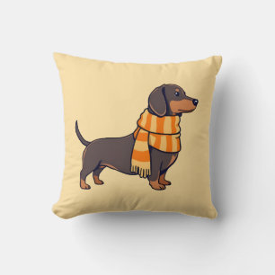 Dachshund i Winter Kudde