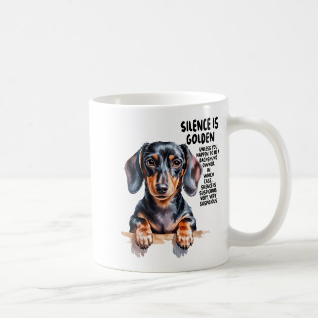 Dachshund Ideas For Women &amp; Novelty Miniature  Kaffemugg (Höger)