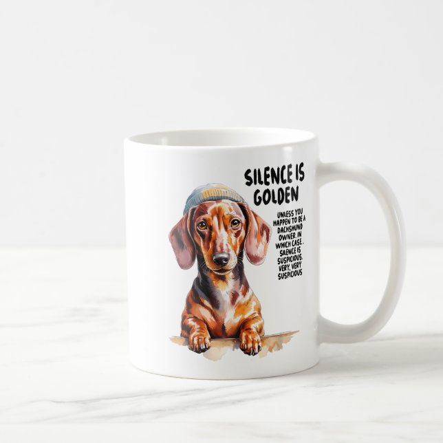 Dachshund Ideas For Women &amp; Novelty Miniature  Kaffemugg (Höger)