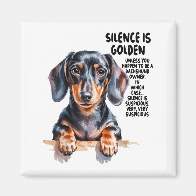 Dachshund Ideas For Women &amp; Novelty Miniature  Magnet (Framsidan)
