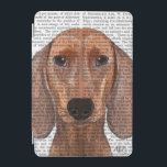 Dachshund Illustration Plain iPad Mini Skydd<br><div class="desc">Husdjur</div>