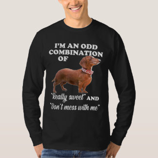 Dachshund Im en udd kombination av Verkligen Sweet T Shirt
