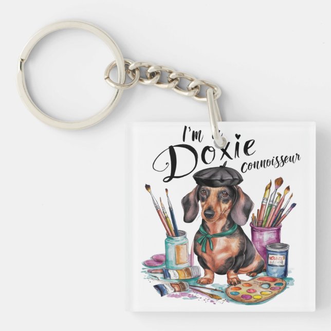 Dachshund jag är en Doxie Konnässör (Framsidan)