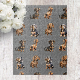 Dachshund Jigszle Puzzle Pussel